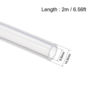 Harfington Uxcell Silicone Tubing Silicone Rubber Tubes Air Hose Water Pipe for Pump Transfer