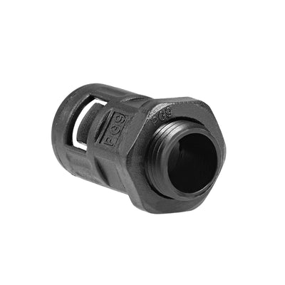 Harfington Uxcell Cable Gland Corrugated Tube Connector AD13 Pipe Joint Clamps PG9 Screw 8Pcs
