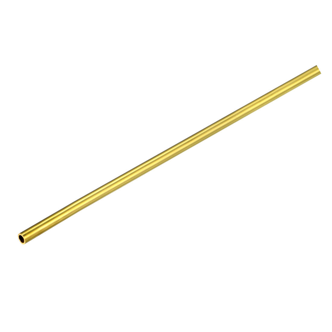 uxcell Uxcell 8mm x 11mm x 500mm Brass Pipe Tube Round Bar Rod