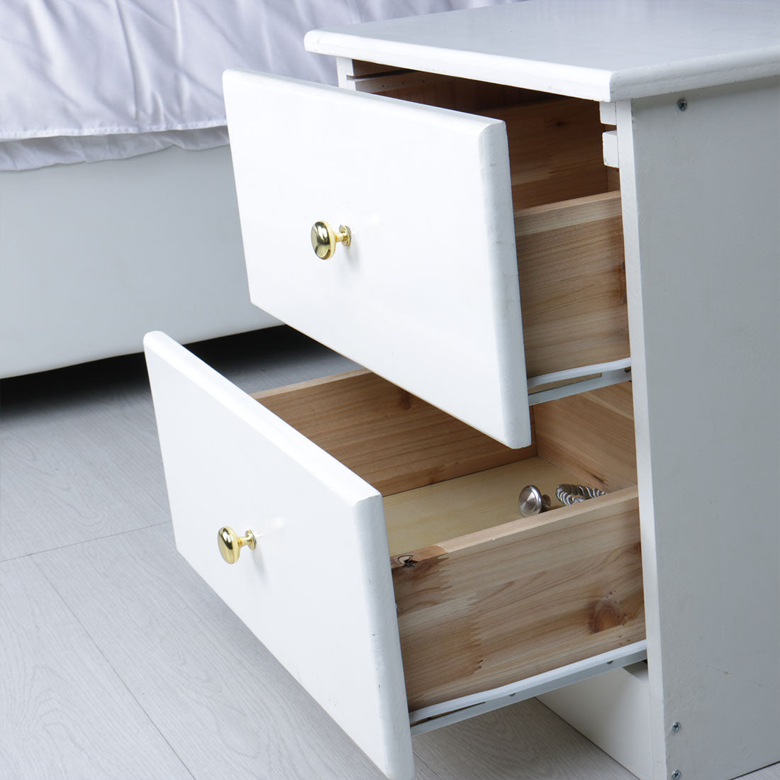 uxcell Uxcell Zinc Alloy Knobs 28mm Drawer Pull Handle Wardrobe Dresser Closet Door Gold Tone