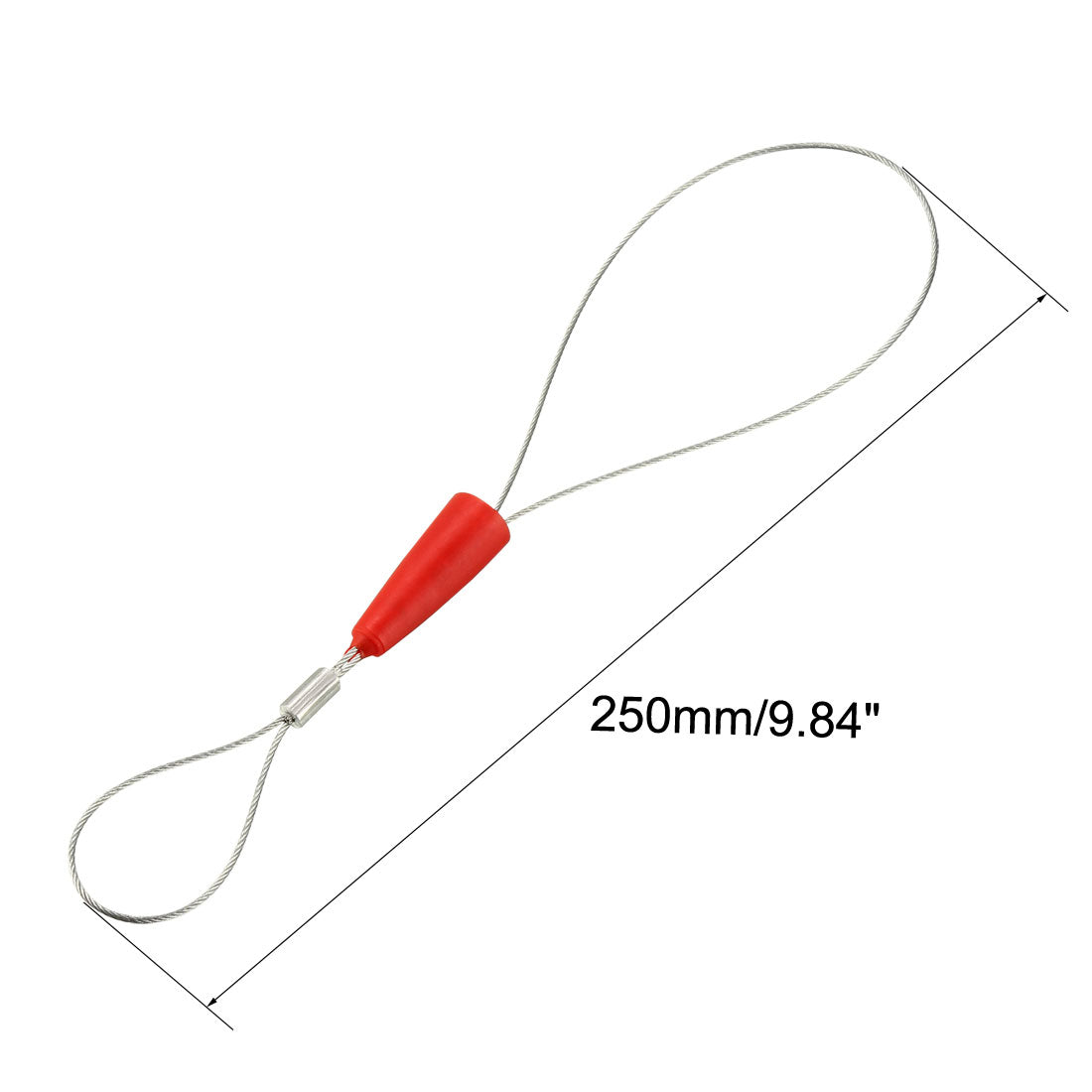 uxcell Uxcell Universal Wire Traction Fish Tape Fastener Tool Steel Rope Connector Tool