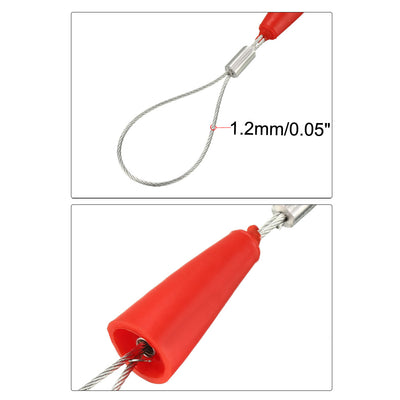 Harfington Uxcell Universal Wire Traction Fish Tape Fastener Tool Steel Rope Connector Tool