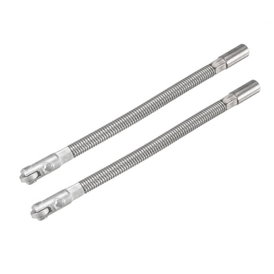 Harfington 2PCS 108mm Fish Tape Leader Wire Cable Puller with Roller for 4mm Wire Puller