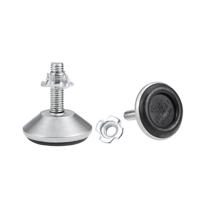 uxcell Uxcell Furniture Levelers, 16mm to 34mm Adjustable Height M8 x 28mm Threaded, 20Pcs