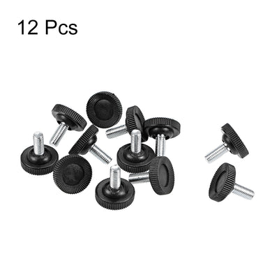 uxcell Uxcell Furniture Levelers, 11mm to 19mm Adjustable Height M8 x 18mm Threaded, 12Pcs