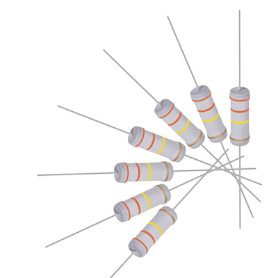 uxcell Uxcell 40pcs 3W 3 Watt Metal Oxide Film Resistor Lead 330K Ohm ±5% Tolerance