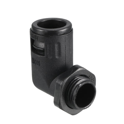 Harfington Uxcell Corrugated Tube Connector 90 Degree AD13 Conduit Hose Joint Clamps