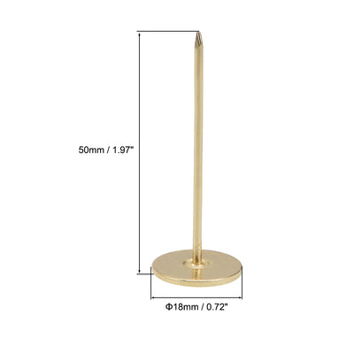 Harfington Upholstery Nails Tacks Flat Head Furniture Nails Pin 40pcs