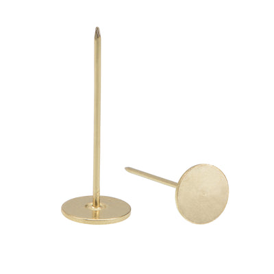 Harfington Upholstery Nails Tacks Flat Head Furniture Nails Pin 40pcs