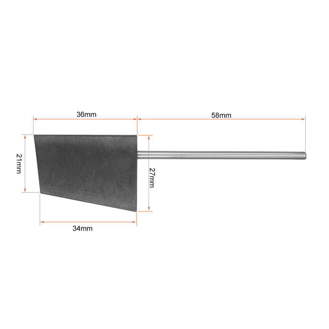 uxcell Uxcell RC Boat Rudder with L Shape Servo Arm,Rudder Pad Thickness 5.7mm 1 Set