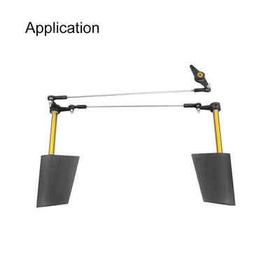 Harfington Uxcell RC Boat Rudder with Straight Servo Arm,Rudder Pad Thickness 7mm 1 Set