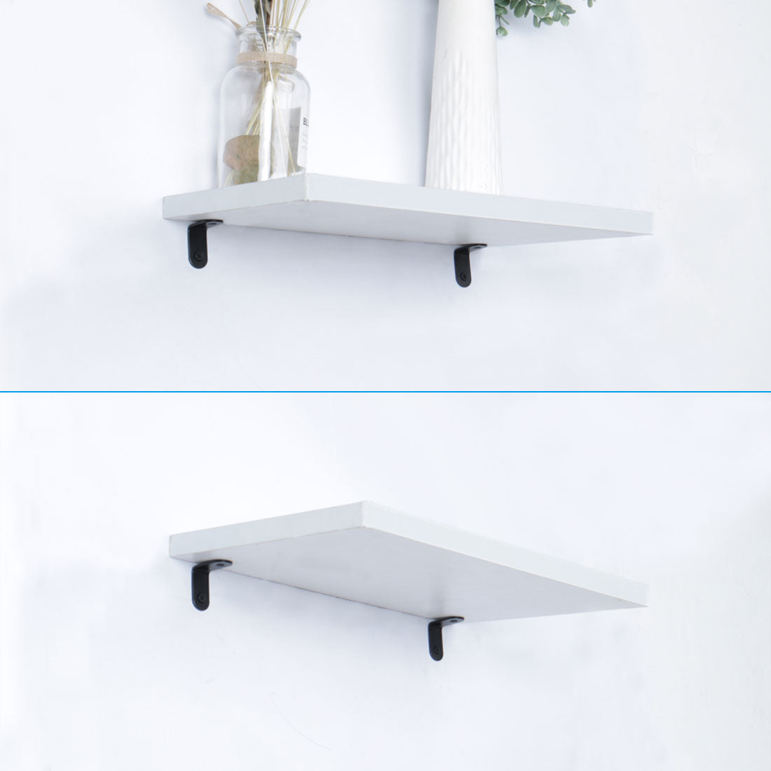 uxcell Uxcell Home Angle Brackets Stainless Steel Black Corner Fastener Shelf Support