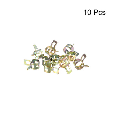 Harfington Uxcell Spring Band Type Clips for Fuel Line Replacement, Hose Clamp
