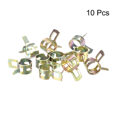 Harfington Uxcell Spring Band Type Clips for Fuel Line Replacement, Hose Clamp