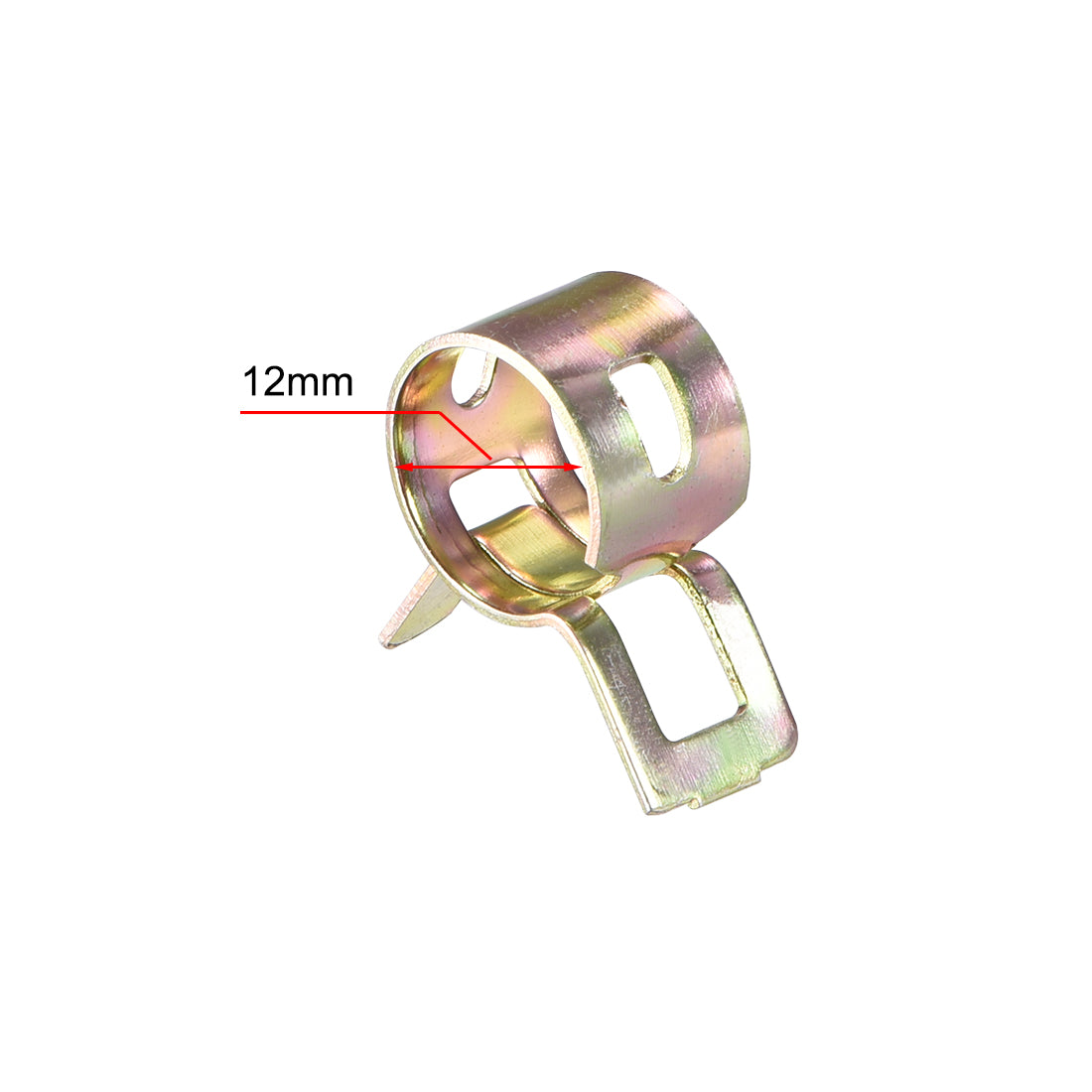 uxcell Uxcell Spring Band Type Clips for Fuel Line Replacement, Hose Clamp