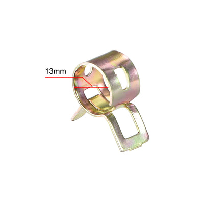 Harfington Uxcell Spring Band Type Clips for Fuel Line Replacement, Hose Clamp