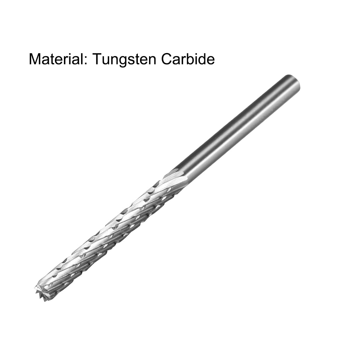 uxcell Uxcell Rotary Burrs HSS Burrs with 1/8" (3mm) Shank for DIY Woodworking
