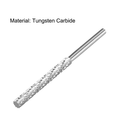 Harfington Uxcell Rotary Burrs HSS Burrs with 1/8" Shank for DIY Woodworking