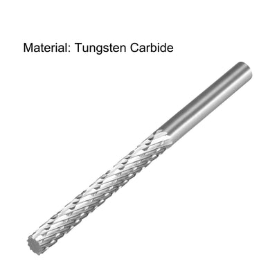 Harfington Uxcell Rotary Burrs HSS Burrs with 4mm Shank for DIY Woodworking, Engraving