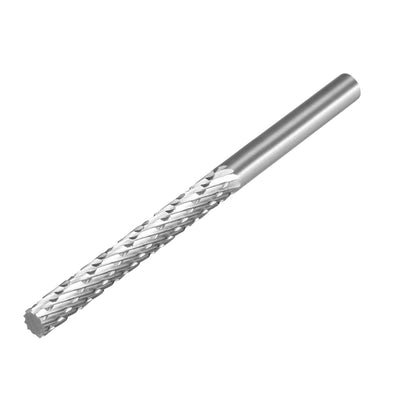 Harfington Uxcell Rotary Burrs HSS Burrs with 4mm Shank for DIY Woodworking, Engraving