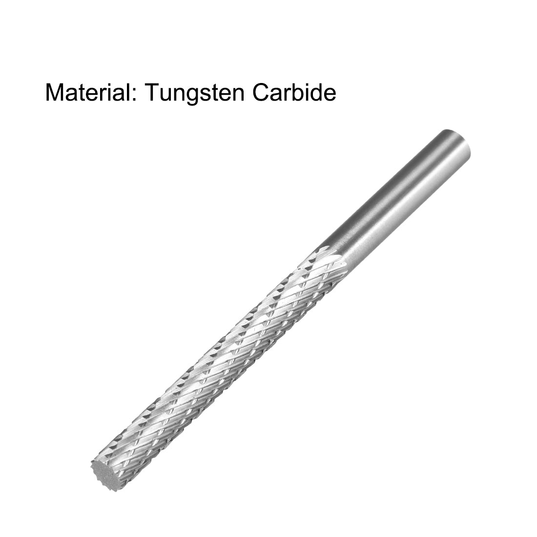 uxcell Uxcell Rotary Burrs HSS Burrs with 1/4" Shank for DIY Woodworking, Engraving 2pcs