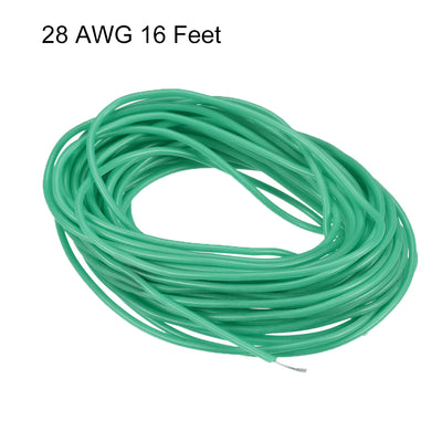 Harfington Silicone Wire 28AWG Flexible Soft Electric Wire Strands of Tinned Copper Wire