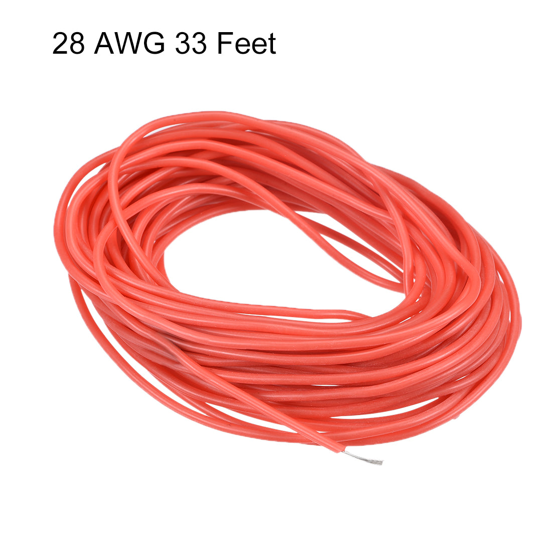 Harfington Silicone Wire 28AWG Flexible Soft Electric Wire Strands of Tinned Copper Wire