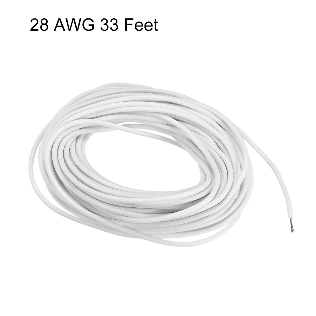 Harfington Silicone Wire 28AWG Flexible Soft Electric Wire Strands of Tinned Copper Wire