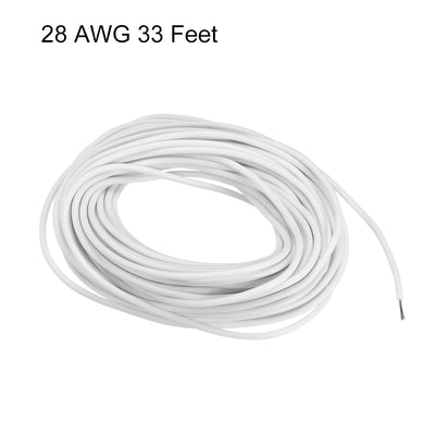 Harfington Silicone Wire 28AWG Flexible Soft Electric Wire Strands of Tinned Copper Wire