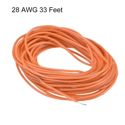 Harfington Silicone Wire 28AWG Flexible Soft Electric Wire Strands of Tinned Copper Wire