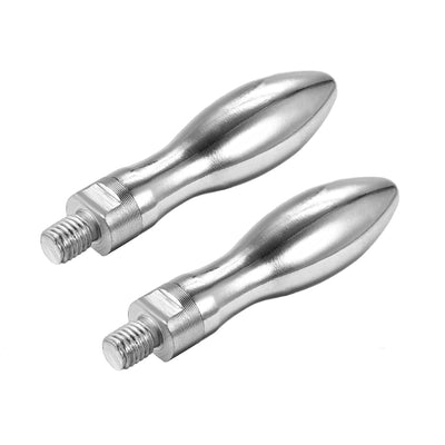 Harfington Clamping Handles Screw Knobs Handgrips Threaded Steel Revolving Handle Grip 2pcs