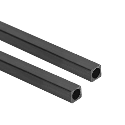 Harfington Carbon Fiber Square Tube 5x5x4mm Inner Round Dia. 400mm Length Pultruded Carbon Fiber Tubing for RC Airplane 2 Pcs