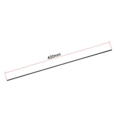 Harfington Carbon Fiber Square Tube 1.7x1.7x1mm Inner Round Dia. 400mm Length Pultruded Carbon Fiber Tubing for RC Airplane 3 Pcs