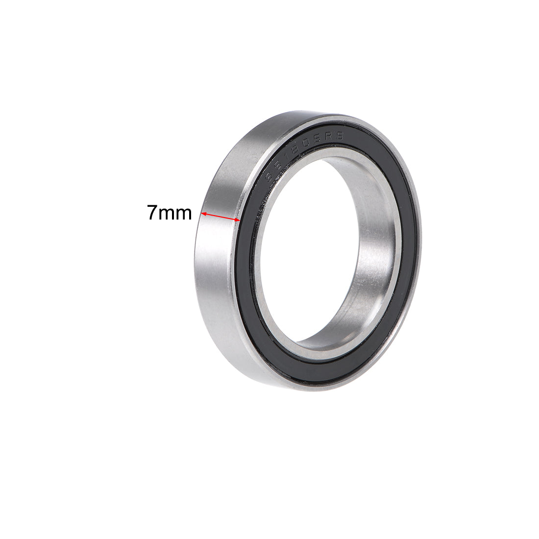 Harfington S61805-2RS Stainless Steel Ball Bearing 25x37x7mm Double Sealed 61805-2RS Bearings