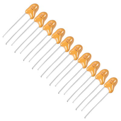 Harfington 0.47uF Tantalum Capacitor, 35V 2 Pin Yellow Radial Dipped Tantalum Bead Capacitors 20pcs