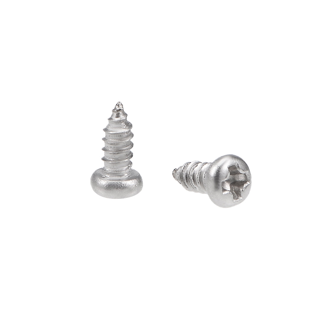 Harfington Self Tapping Screws Phillips Pan Head Screw 316 Stainless Steel Fasteners Bolts 50 Pcs