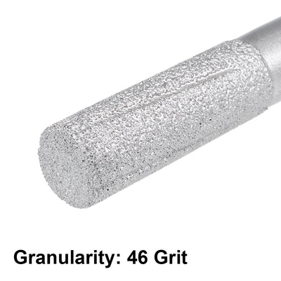 Harfington 14.3mm Diamond Straight Router Bit Brazed Cylinder Profile Wheel 1/2-inch Shank