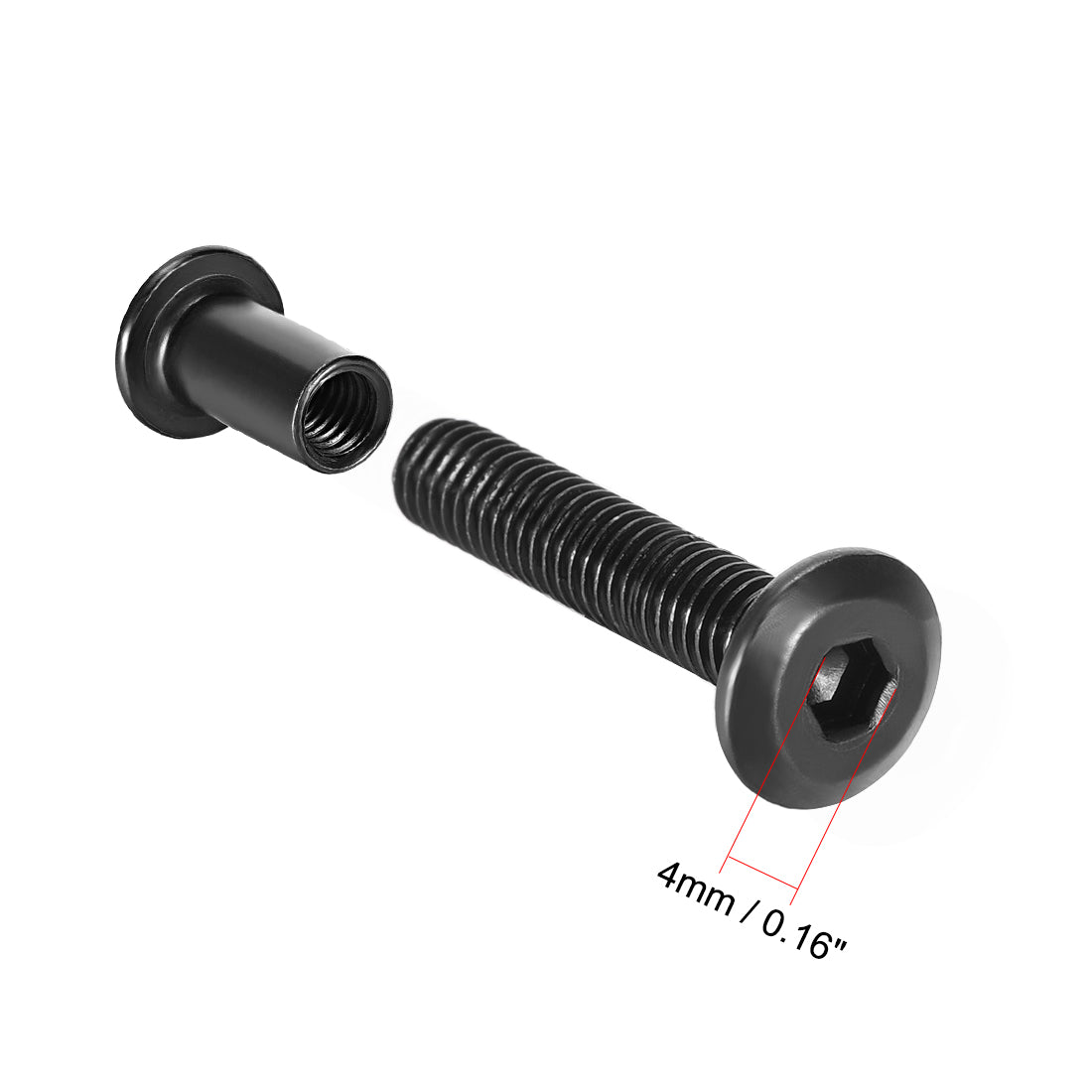 uxcell Uxcell Screw Post, Binding Bolts Leather Fastener