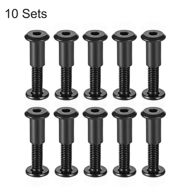 Harfington Uxcell Screw Post, Binding Bolts Leather Fastener