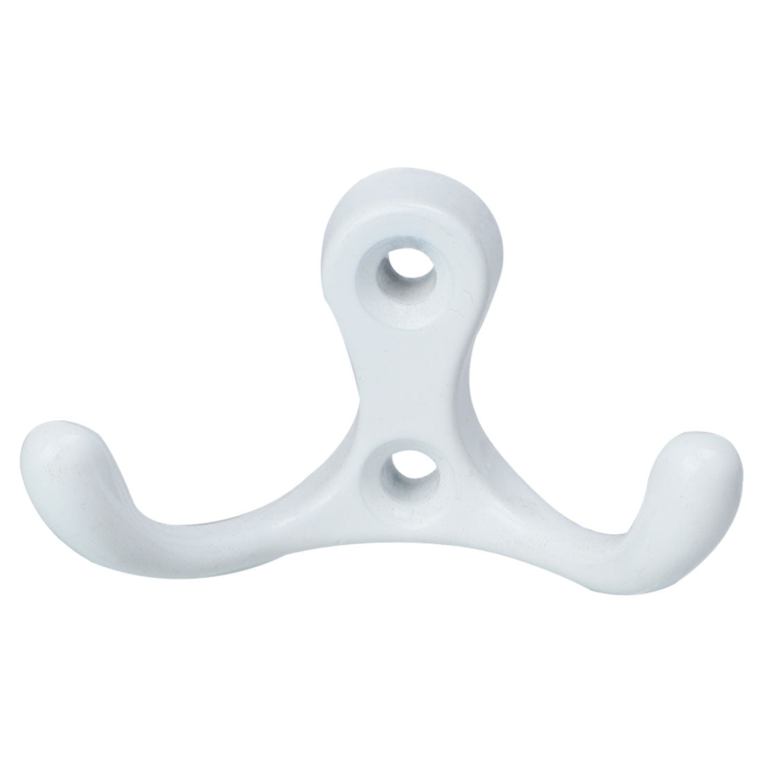 uxcell Uxcell Home Dual Hooks Zinc Alloy Scarf Double Robe Hooks Cloth Holder w Screws