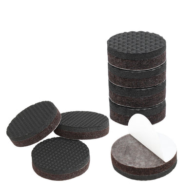 Harfington Uxcell Furniture Felt Pads Grippers Round Self Stick Slip Scratch Resistant Protector
