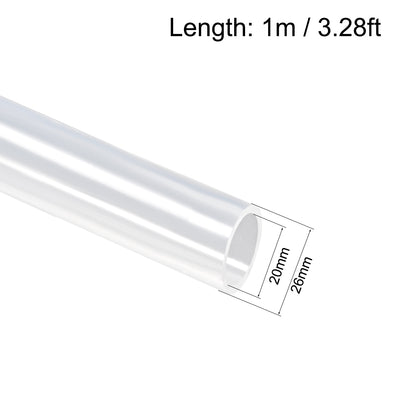 Harfington Flexible Silicone Rubber Tubing Water Air Hose Pipe for Pump Transfer