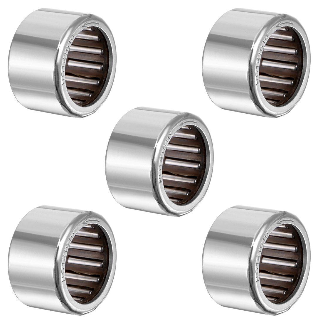 uxcell Uxcell Needle Roller Bearings, Chrome Steel Needles One Way Clutch Bearing Red, Inch,