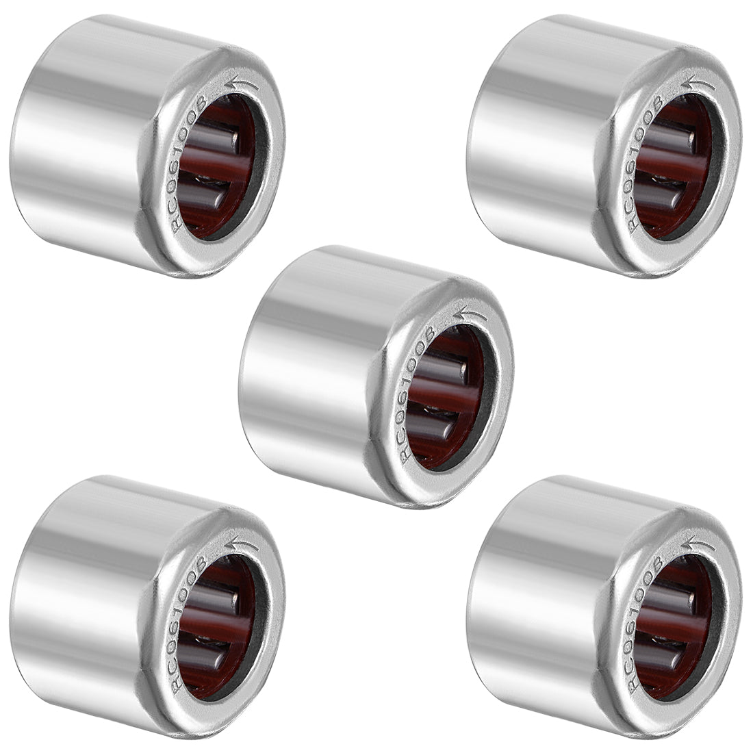 uxcell Uxcell Needle Roller Bearings, Chrome Steel Needles One Way Clutch Bearing Red, Inch,