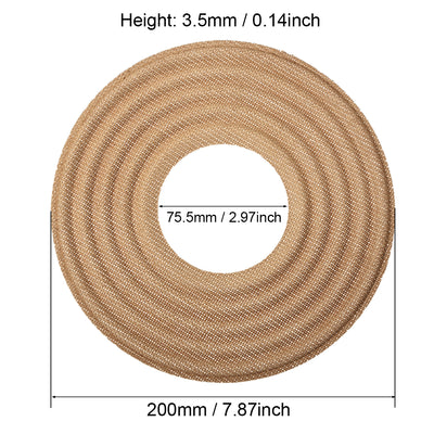 Harfington Uxcell 2pcs 8" x 3" Speaker Repair Subwoofer Loudspeaker Replace Parts