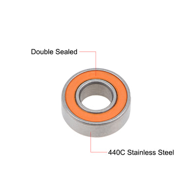 Harfington SMR115C-2OS Hybrid Ceramic Ball Bearing 5x11x4mm Stainless Steel Bearings