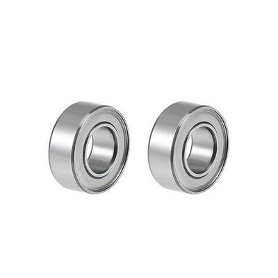 Harfington SR188ZZ Stainless Steel Ball Bearing 1/4"x1/2"x3/16" Double Shielded R188ZZ Z2 Lever Bearings 2pcs