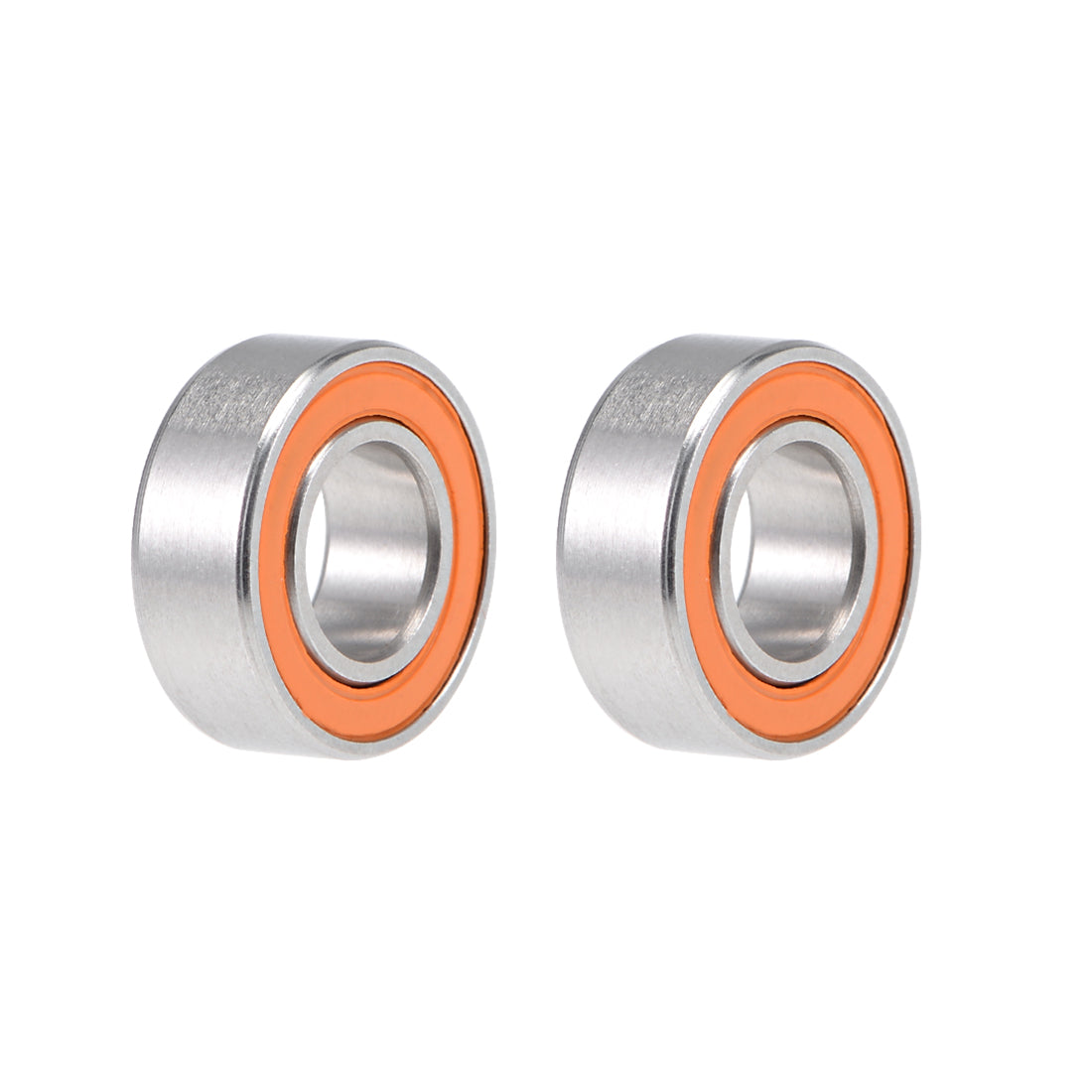 uxcell Uxcell S687C-2OS Hybrid Ceramic Ball Bearing 7x14x5mm Stainless Steel Bearings 2pcs