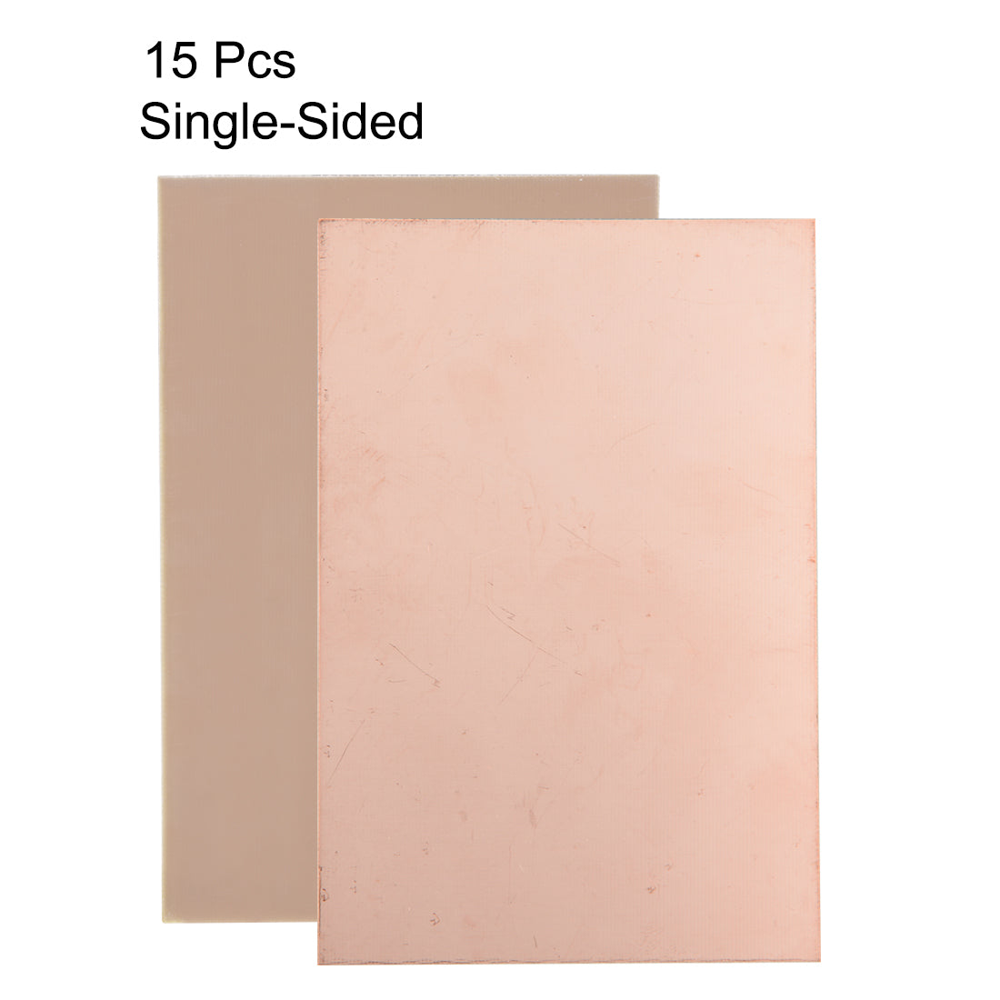 Harfington 150x100mm Single-Sided Copper Clad Laminate PCB Circuit Board FR4 1.5mm Thickness DIY Prototyping PCB Board 15pcs