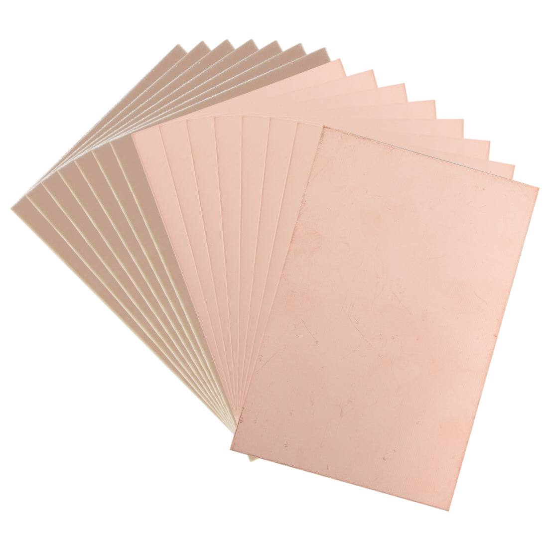 Harfington 150x100mm Single-Sided Copper Clad Laminate PCB Circuit Board FR4 1.5mm Thickness DIY Prototyping PCB Board 15pcs